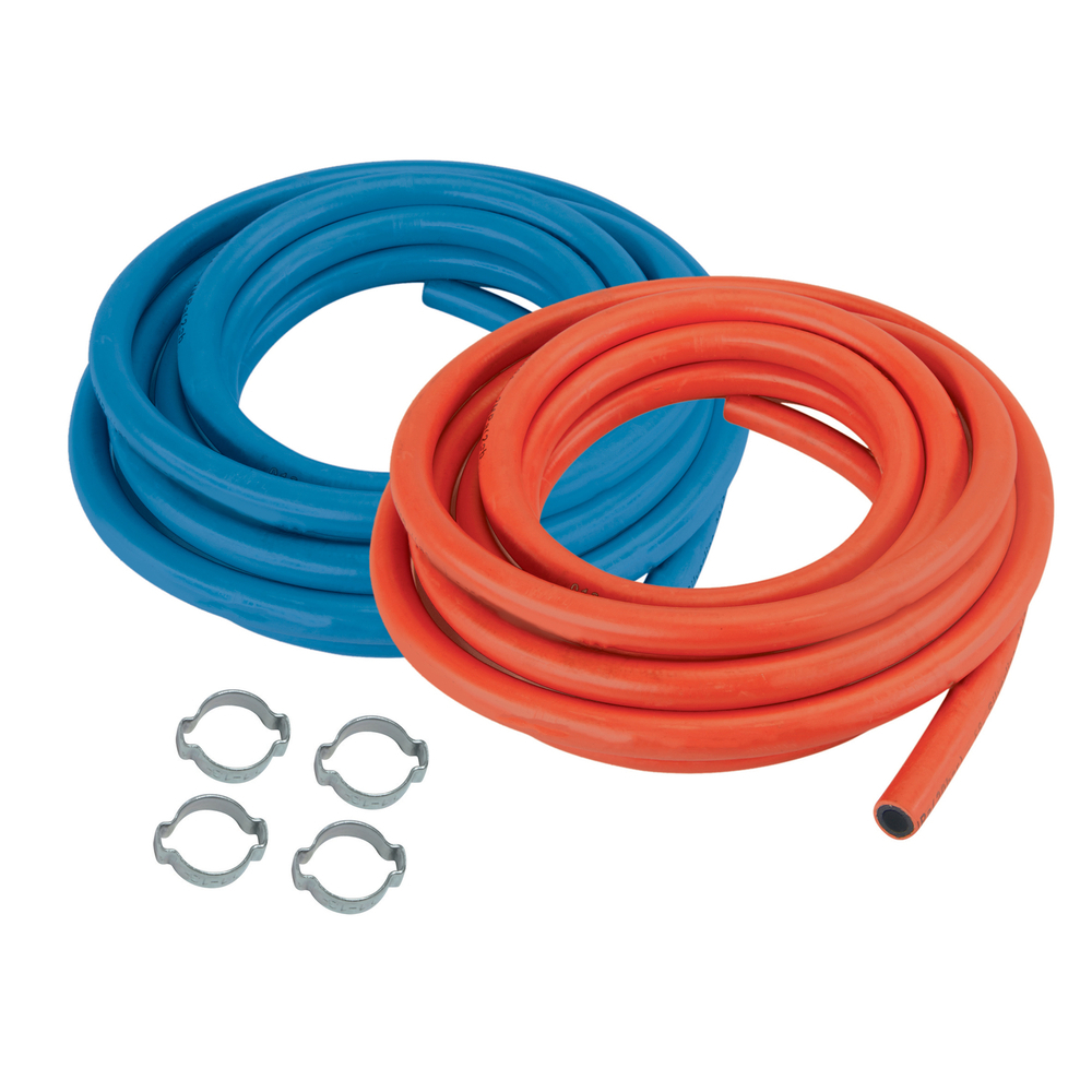 LOT DE 2 TUYAUX OX & AD Ø6.3mm + COLLIERS - 4m - GYS - 039094