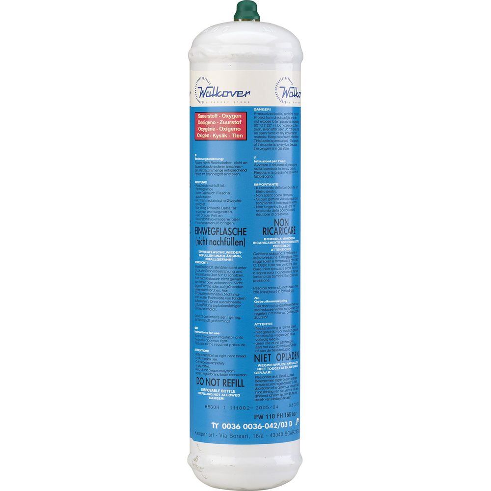 BOUTEILLE OXYGENE NON RECHARGEABLE - 110 Litres - GYS - 040458