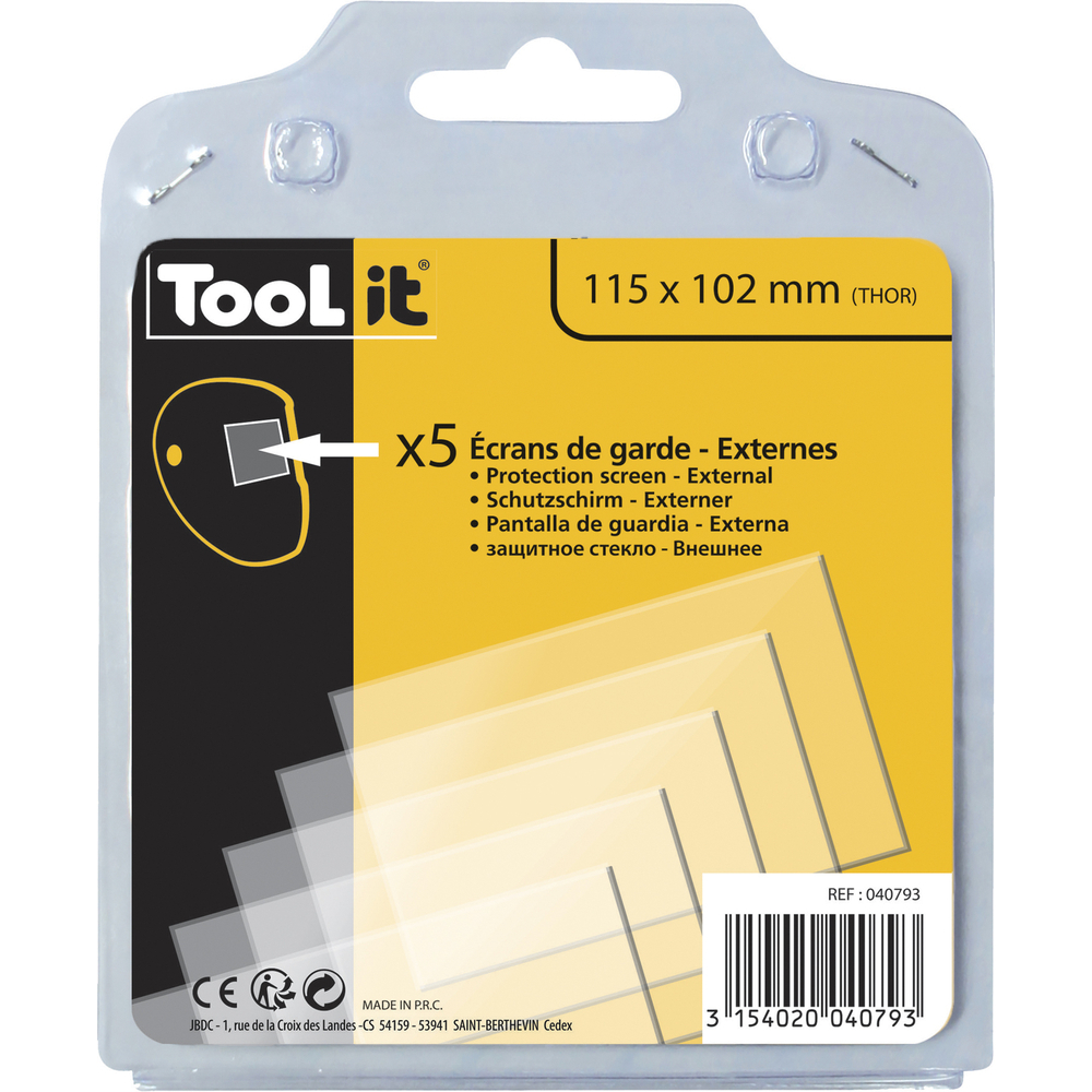 5 ÉCRANS EXTERNES 115 x 102 - HERMES - GYS - 040793