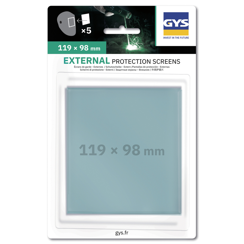 5 ÉCRANS EXTERNES 119 x 98 - EXPERT 11 - GYS - 040823