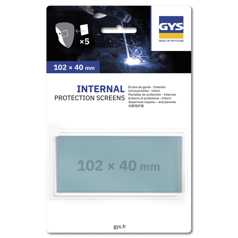 5 ÉCRANS INTERNES 102 x 40 - TECHNO 11 - GYS - 040830