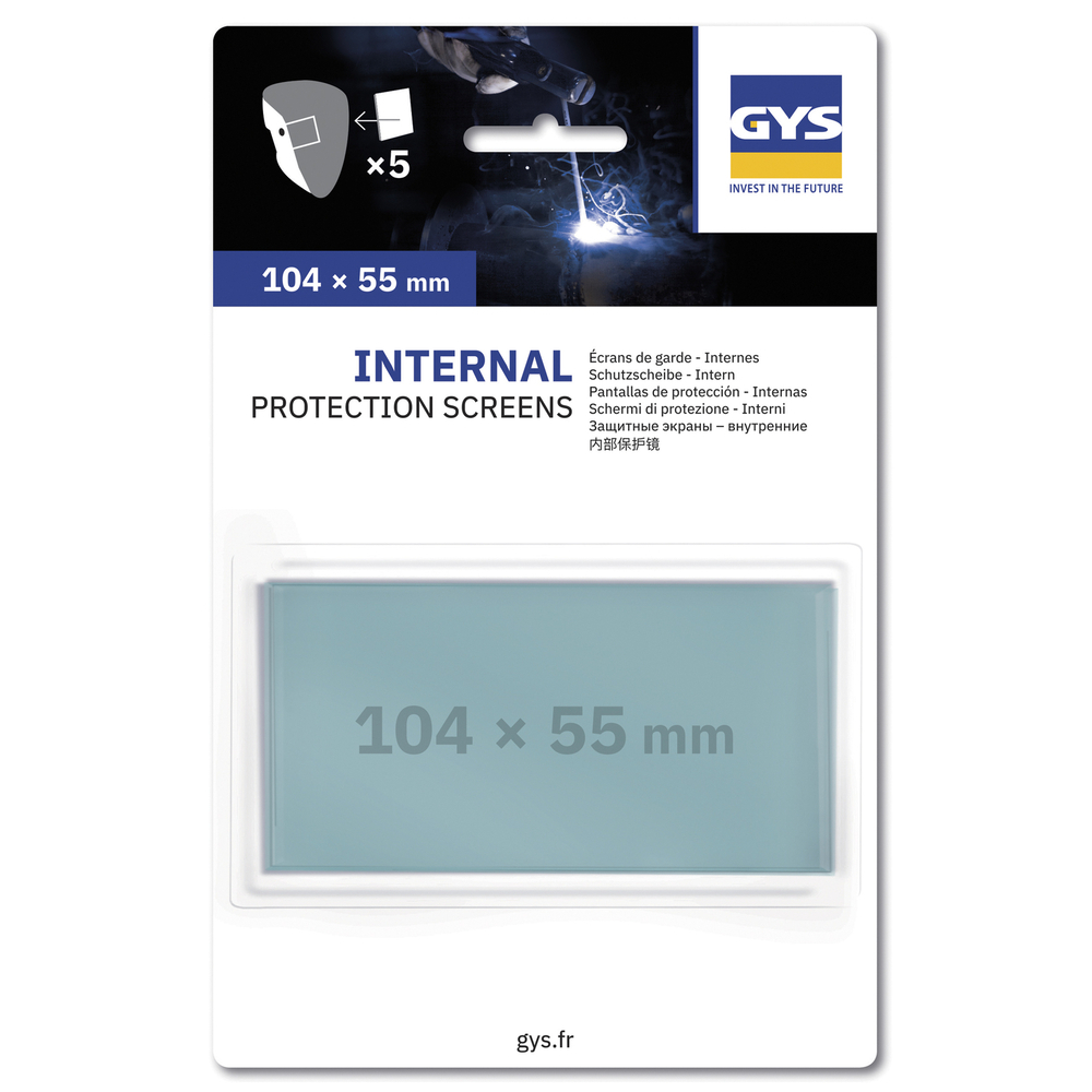 5 ÉCRANS INTERNES 104 x 55 - MASTER 11 / EXPERT 11 / PROMAX - GYS - 040847