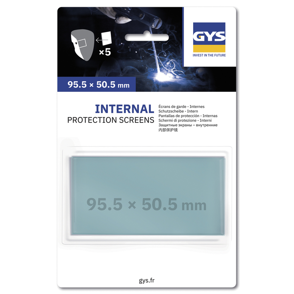 5 ÉCRANS INTERNES 95,5 x 50,5 - TECHNO 9-13 - GYS - 040854
