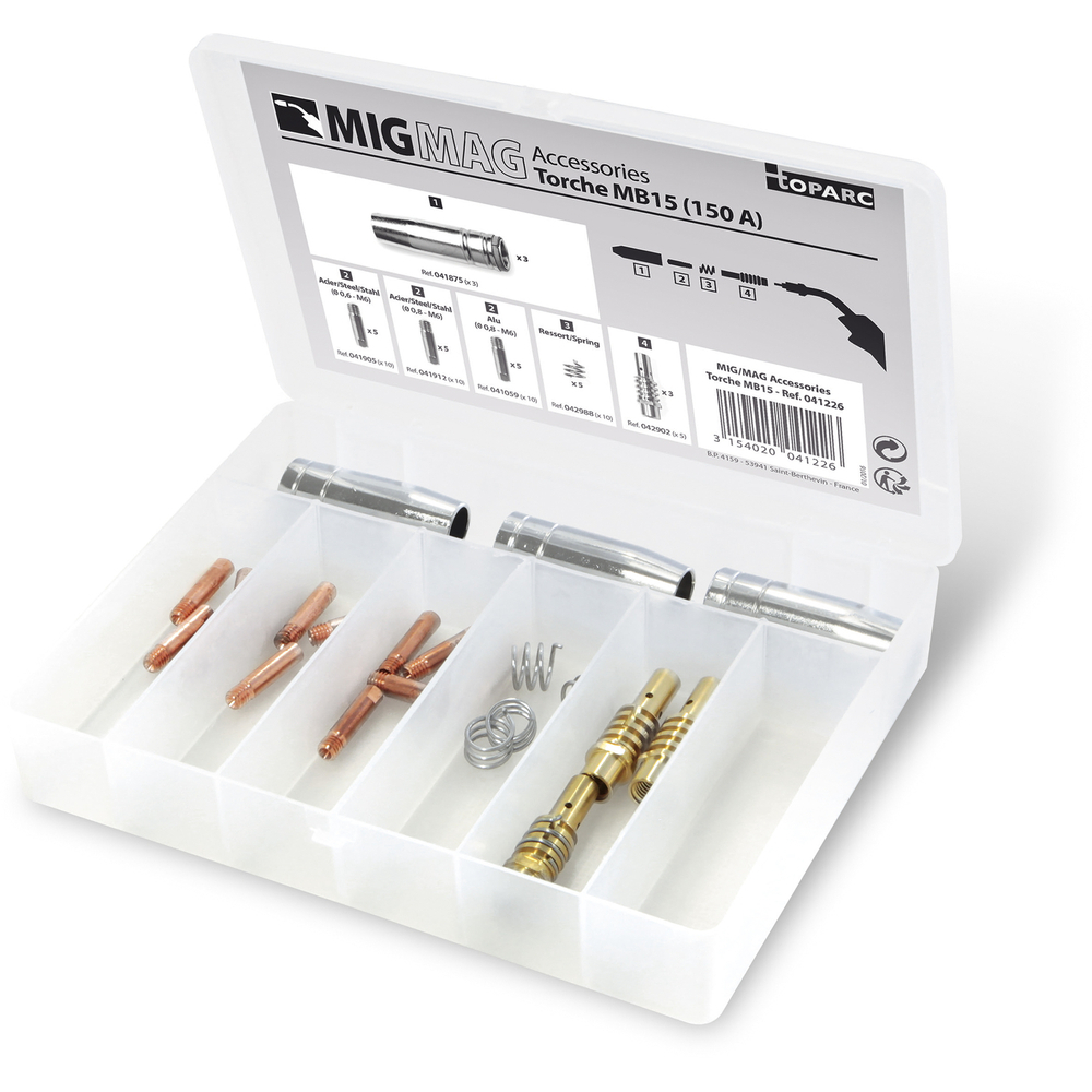 COFFRET TORCHE MB15 - MIG 150 A - GYS - 041226
