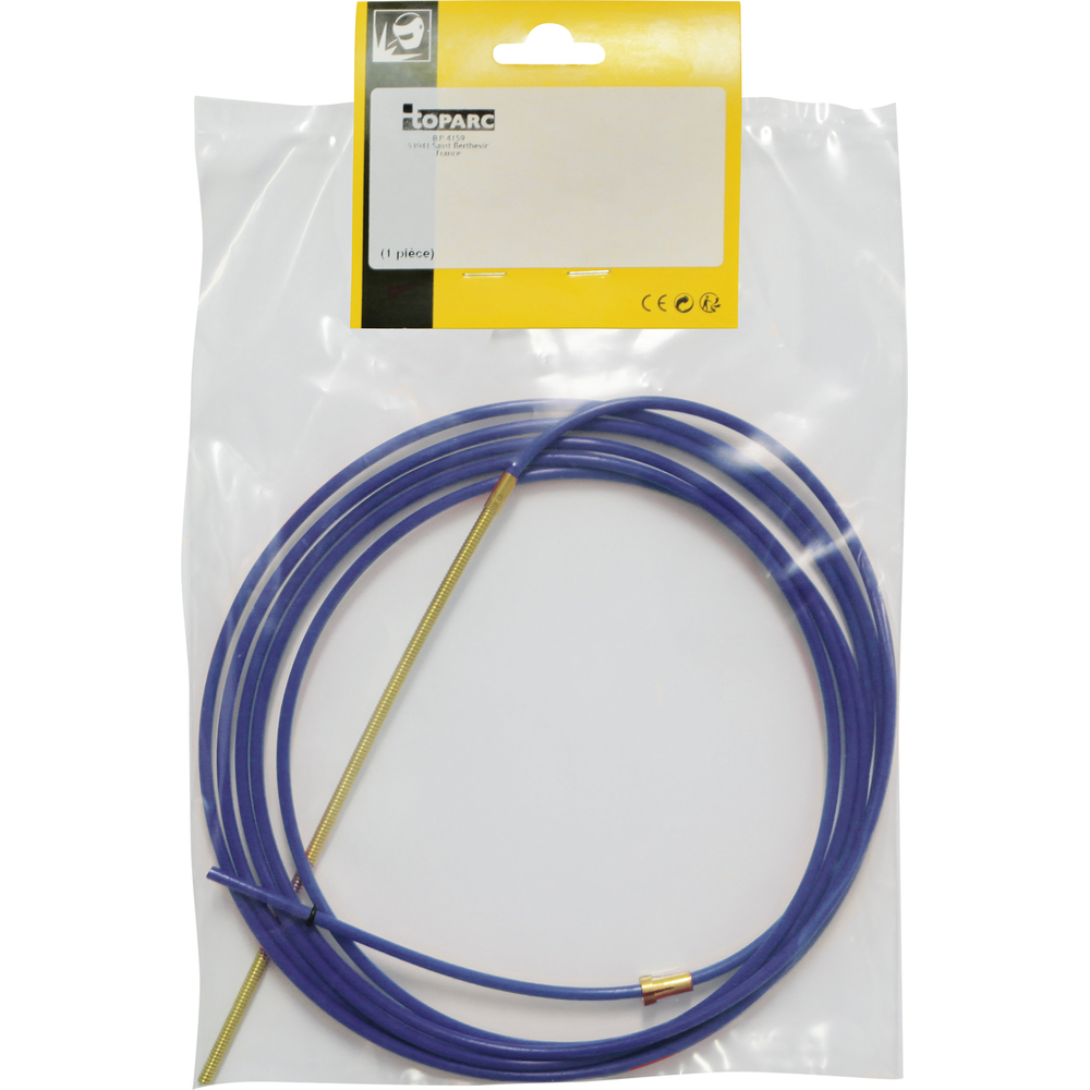 GAINE TEFLON 3m BLEU + COMPLEMENT LAITON - FIL ALU Ø 0,6/0,8 - GYS - 041578