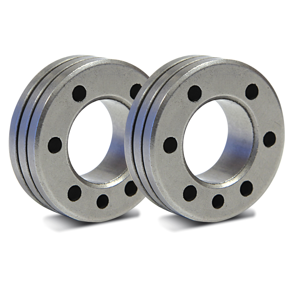 LOT DE 2 GALETS TYPE C - FIL PLEIN ALU Ø 1.2/1.6 - GYS - 041776