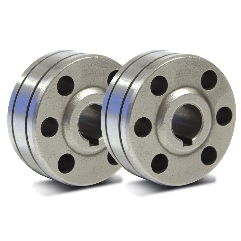 LOT DE 2 GALETS TYPE B - FIL PLEIN ACIER Ø 1.2/1.6 - GYS - 042384