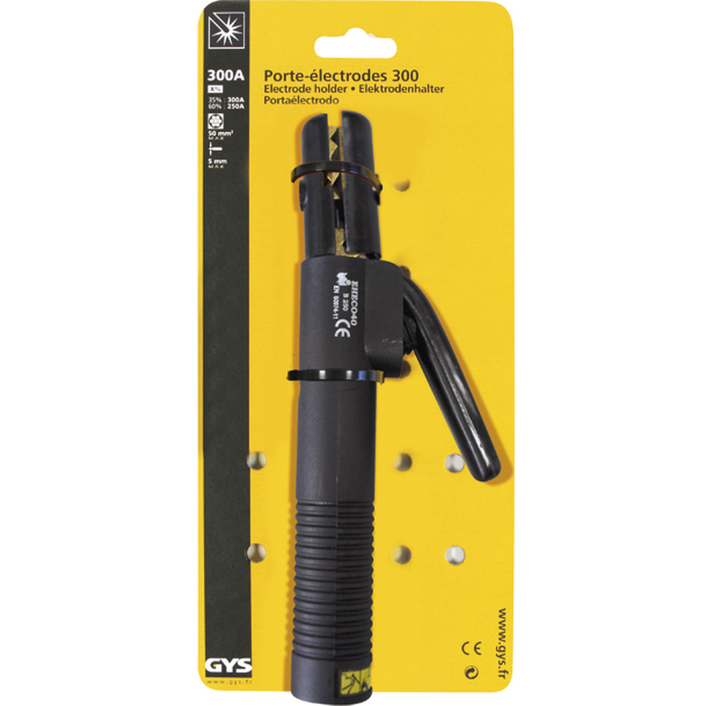 PORTE-ÉLECTRODE SHARK X300.50 - 300A / 50mm² - Cartonnette - GYS - 043701