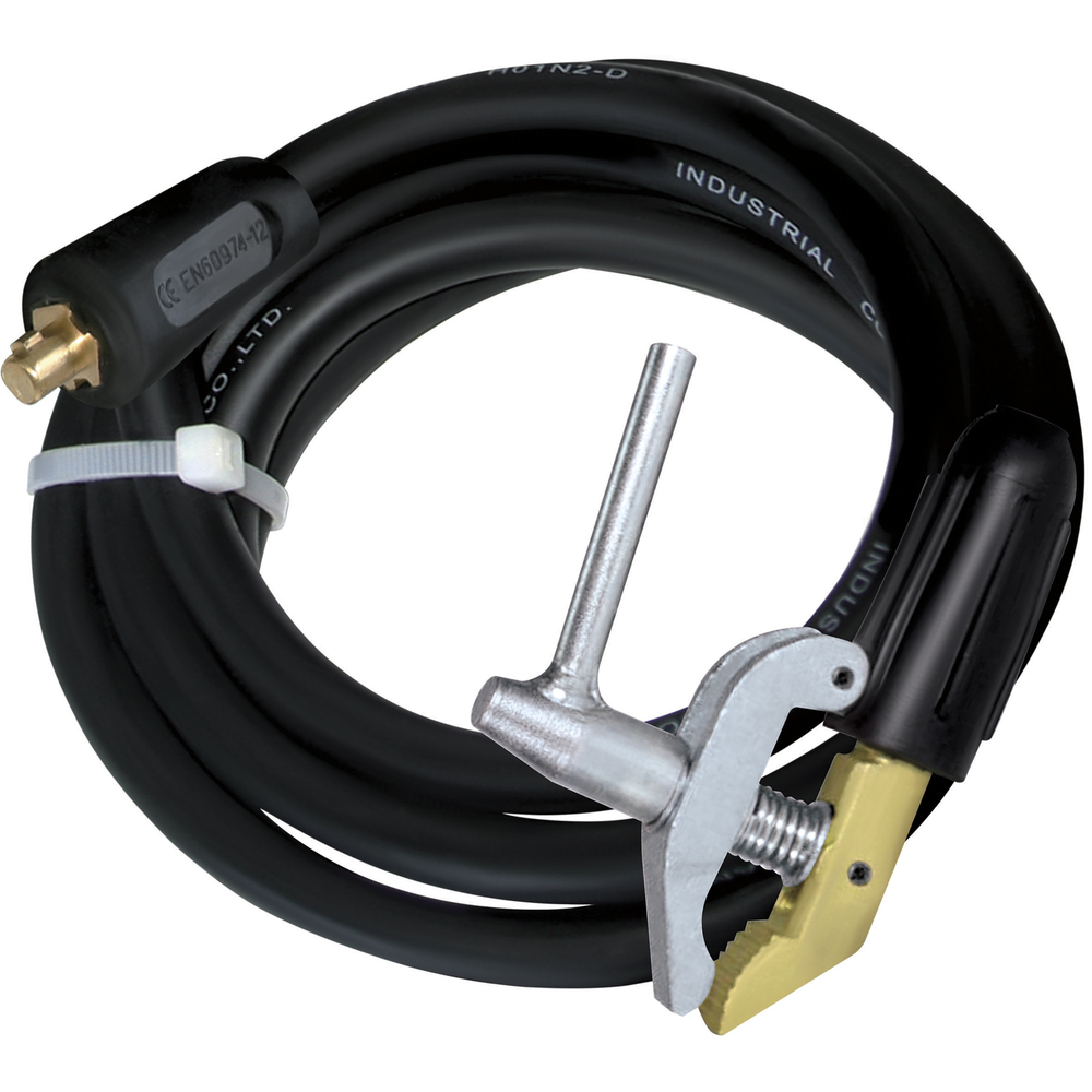CÂBLE DE MASSE 600A - 70mm² - 4m - CONNECT. 35/50mm² - Pince étau - GYS - 043831