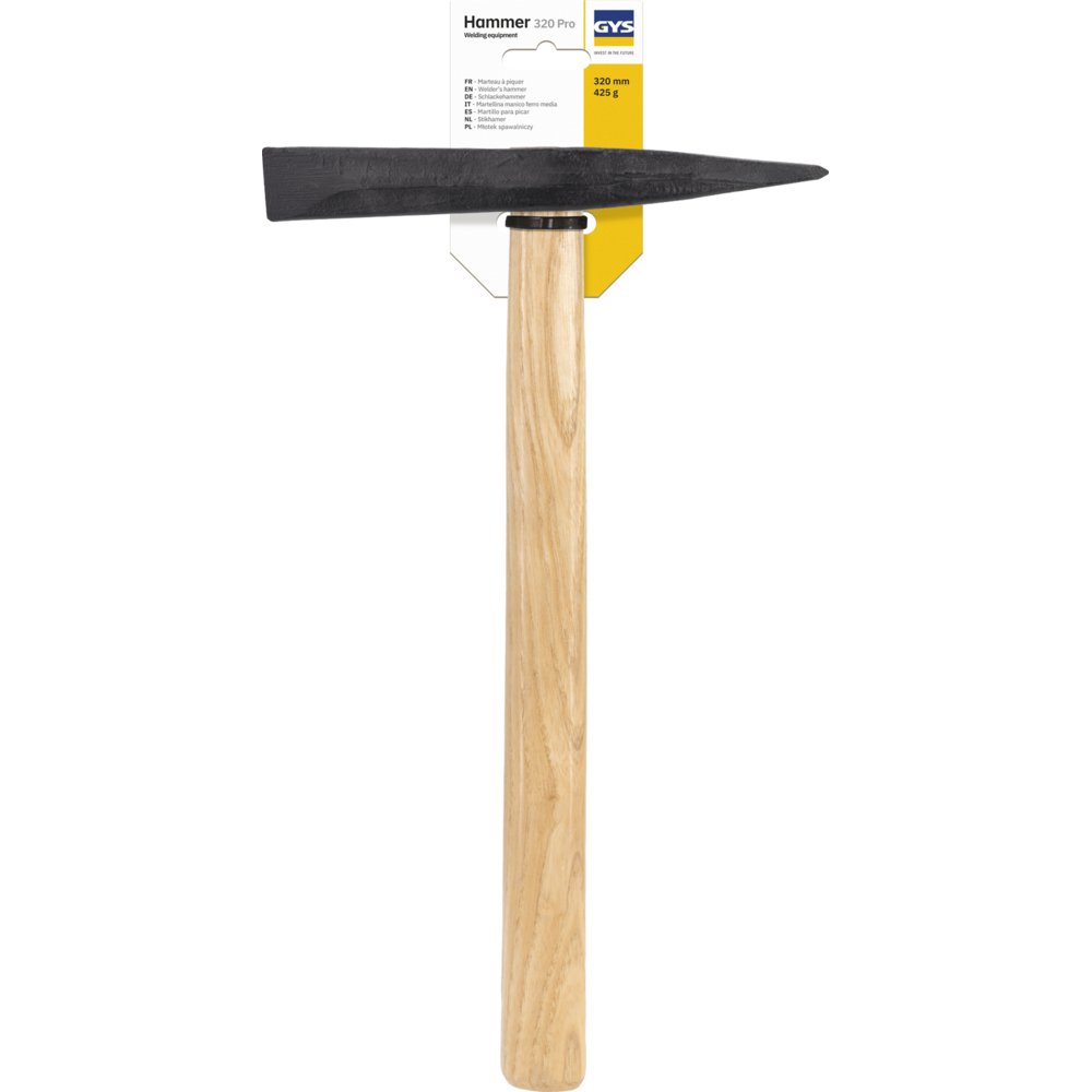 MARTEAU A PIQUER PREMIUM 320mm / 425g - manche bois - GYS - 044142