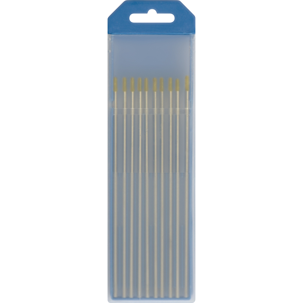 10 ÉLECTRODES TUNGSTENE LANTHANE WL15 Ø3,2 - OR - AC/DC - GYS - 045361