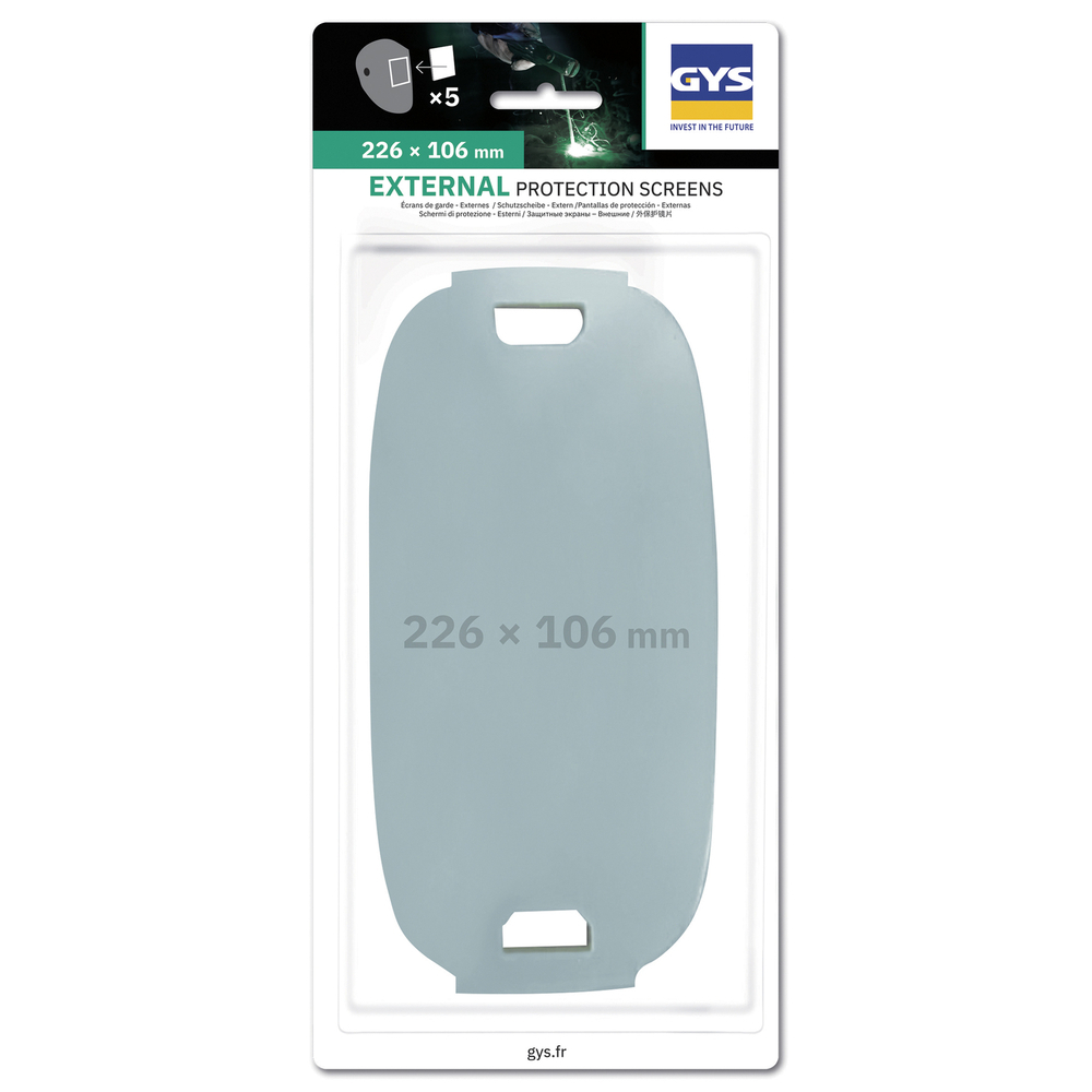 5 ÉCRANS EXTERNES 226 x 106 - PROMAX 9-13 - GYS - 045781