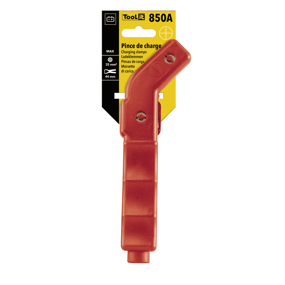 PINCE ISOLÉE COURBÉE 850A ROUGE - Cartonnette - GYS - 053816