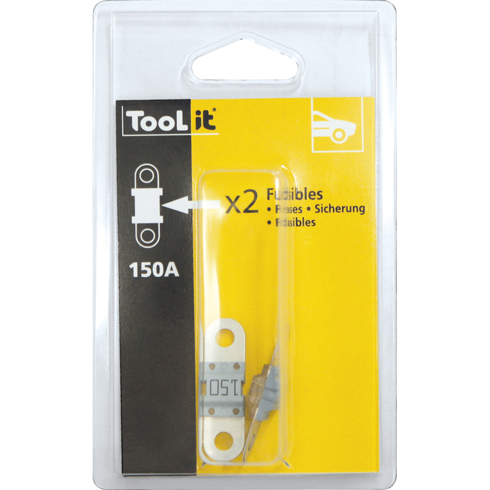 KIT 2 FUSIBLES 150A M5 - GYS - 054639