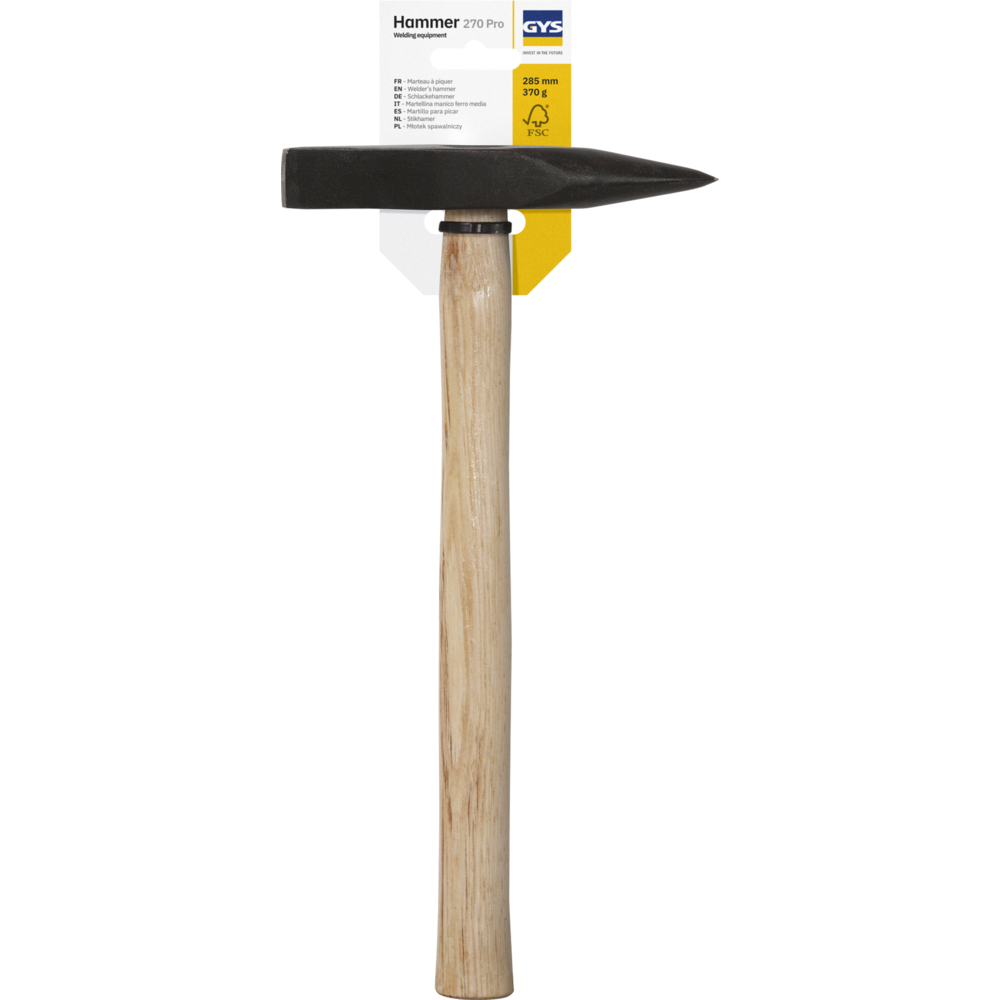 MARTEAU A PIQUER PRO 270mm / 370g - manche bois FSC - GYS - 066663