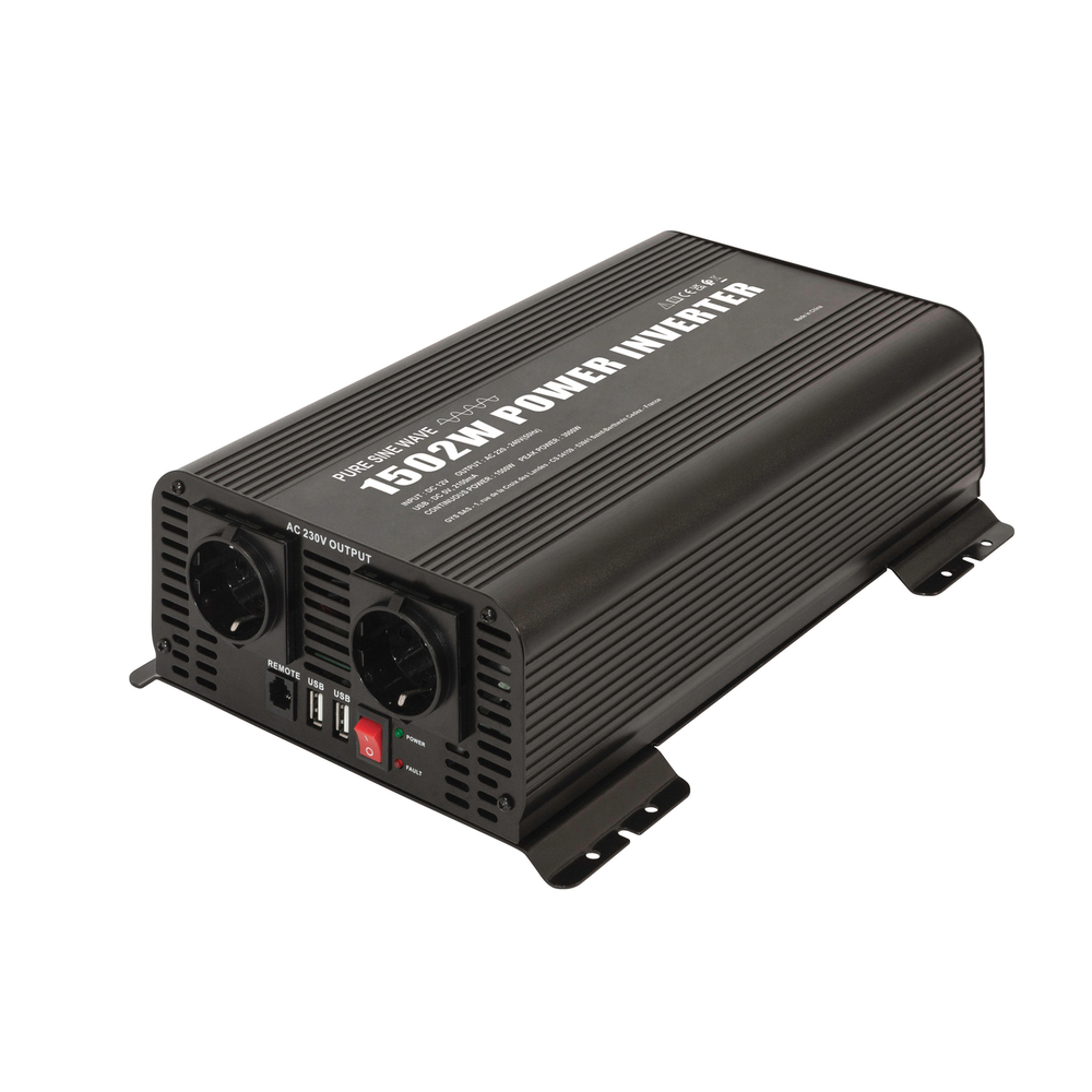 CONVERTISSEUR PSW 1502W - 12V - TELÉCOMMANDE ÉCRAN - GYS - 067370
