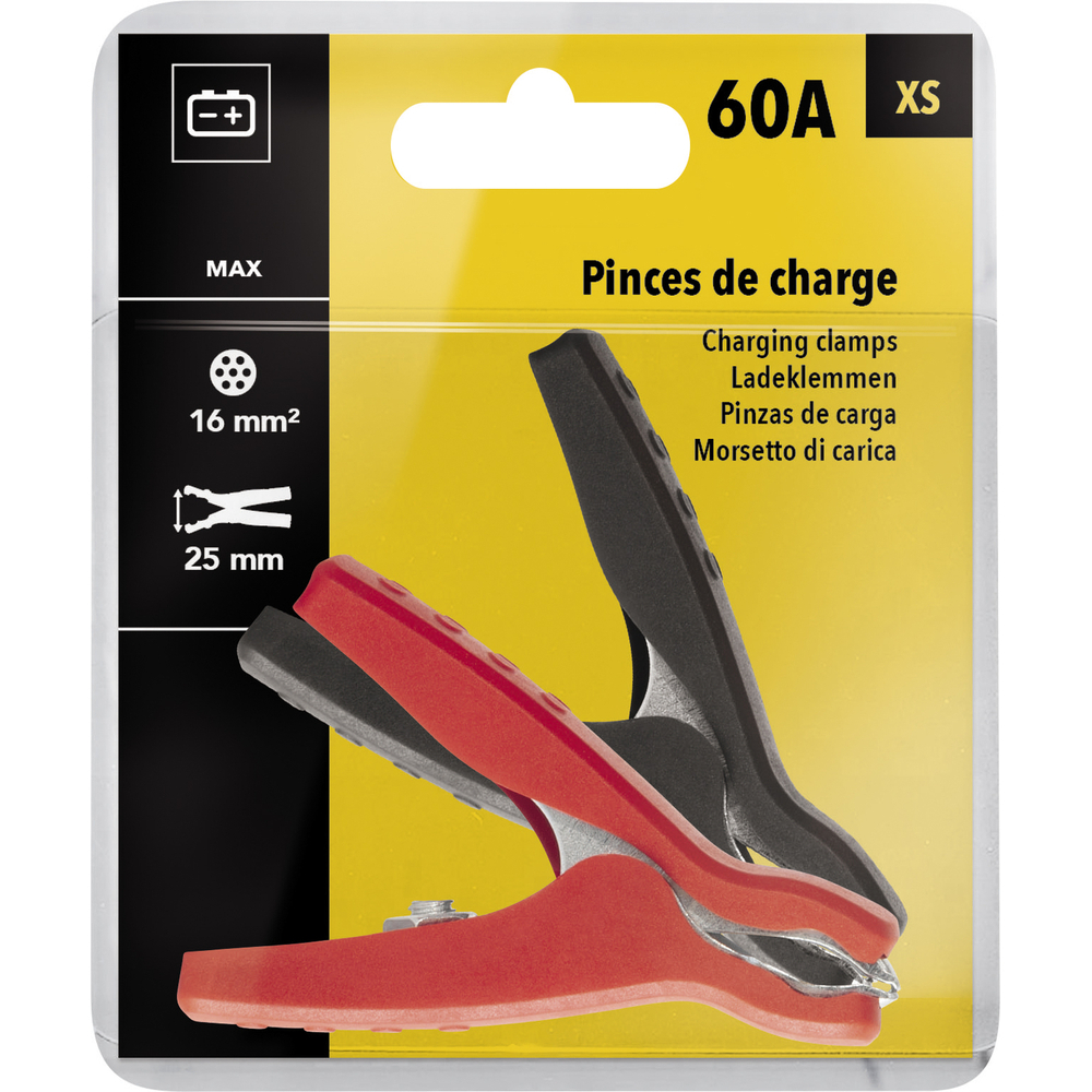 PINCES DE CHARGE 60A-XS - PAIRE - Blister - GYS - 071872