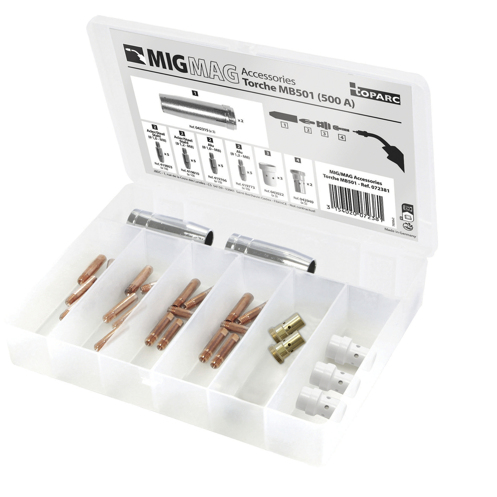 COFFRET TORCHE MB501 - MIG 500 A - GYS - 072381