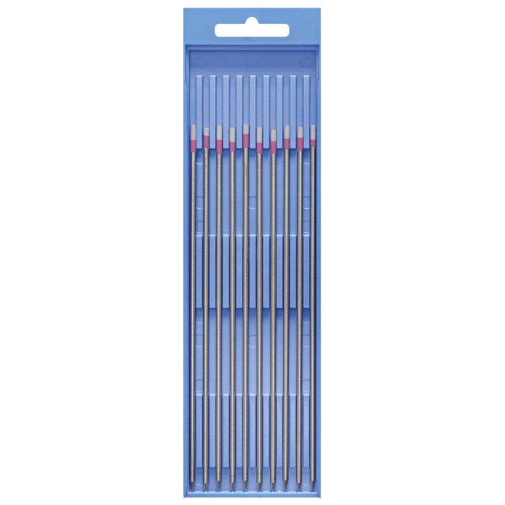 10 ÉLECTRODES TUNGSTENE LYMOX LUX Ø3,2 - FUCHSIA/GRIS - AC/DC - GYS - 072459