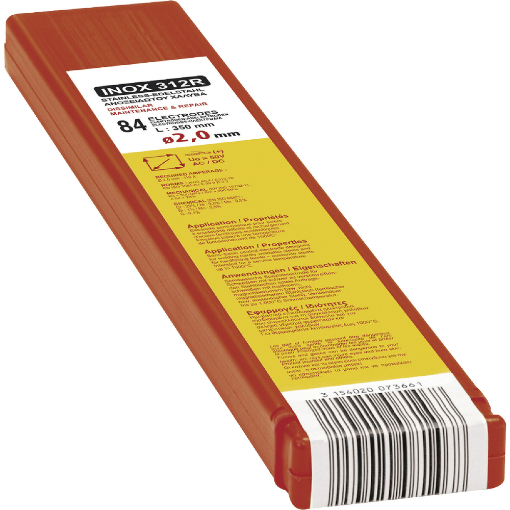 84 ÉLECTRODES 312 MAINTENANCE/REPARATION Ø2,0 - GYS - 073661