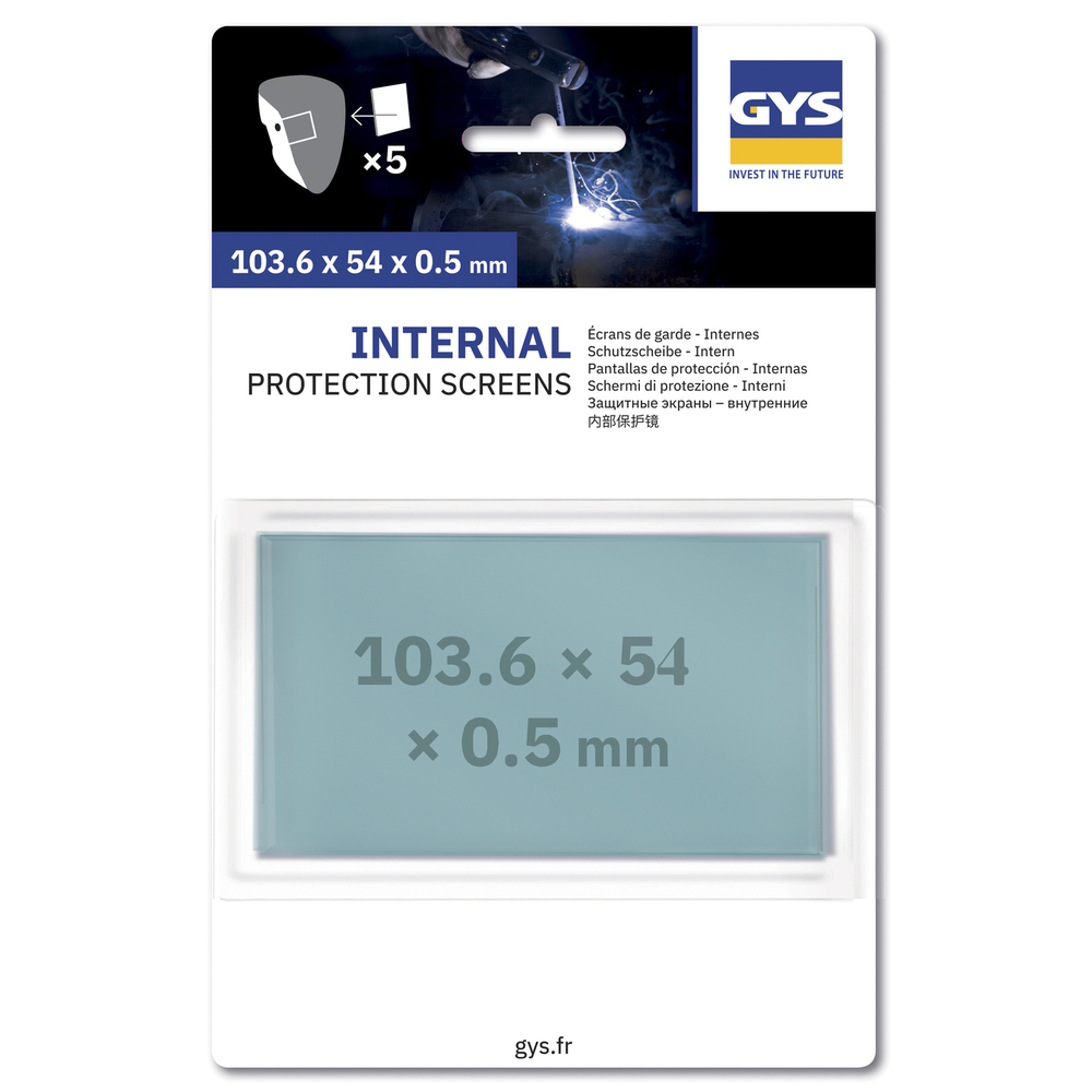 5 ÉCRANS INTERNES 103,6 x 54 x 0,5 - PROMAX / FIREMAN - GYS - 077621
