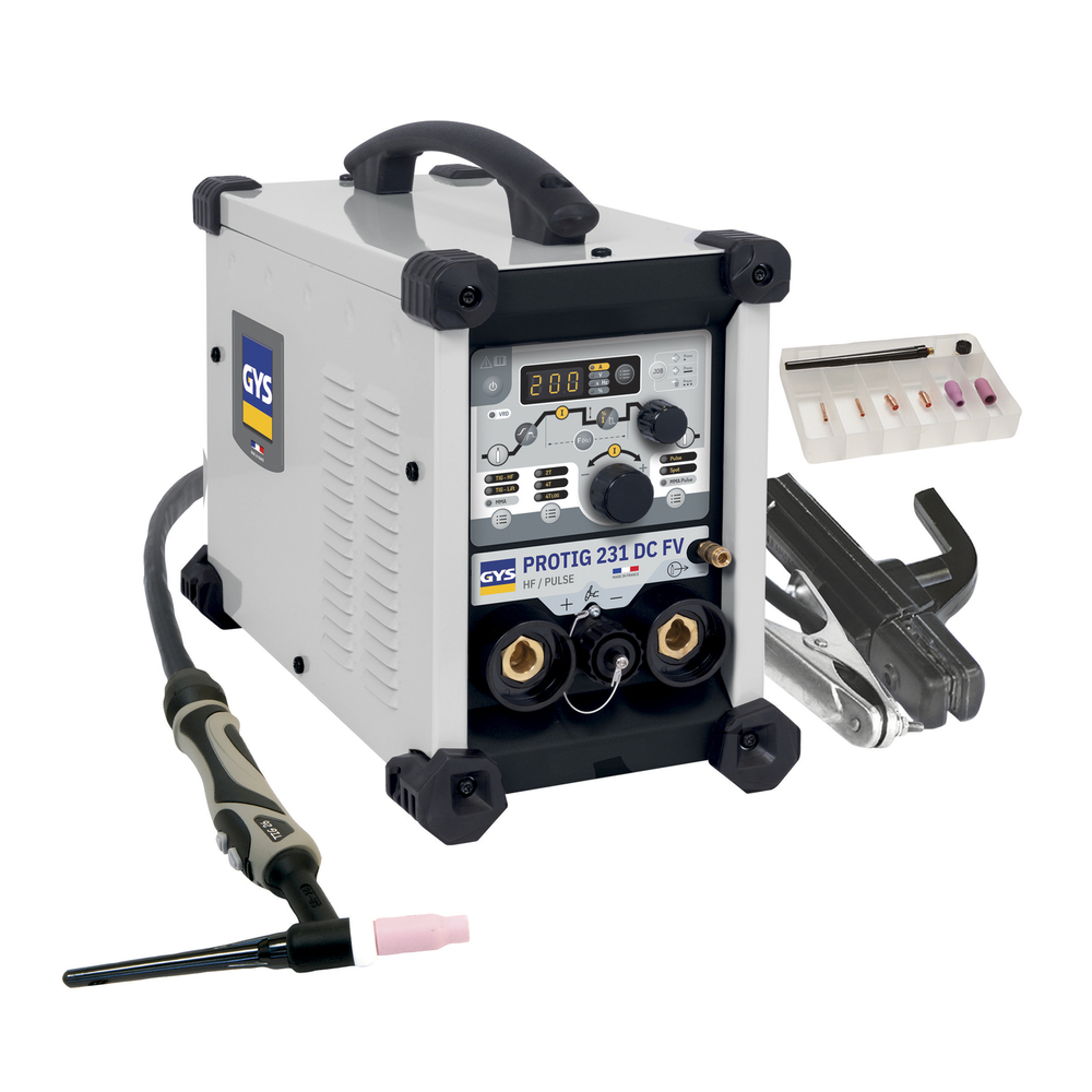 POSTE SOUDURE PROTIG 231 DC FV - AVEC ACCESSOIRES - TIG26DB-4m - GYS - 079311