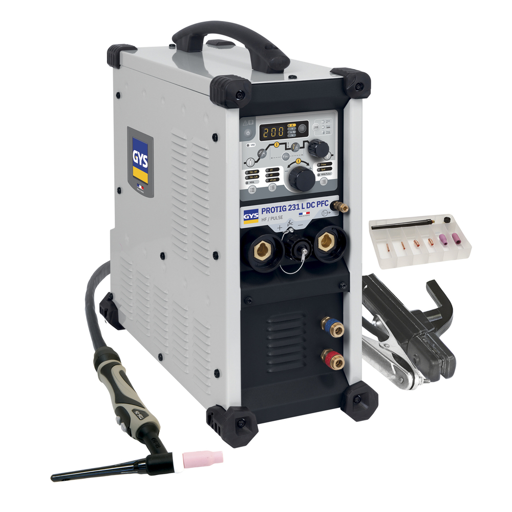 POSTE SOUDURE PROTIG 231L DC PFC - AVEC ACCESSOIRES - TIG20DB-4m - GYS - 079335
