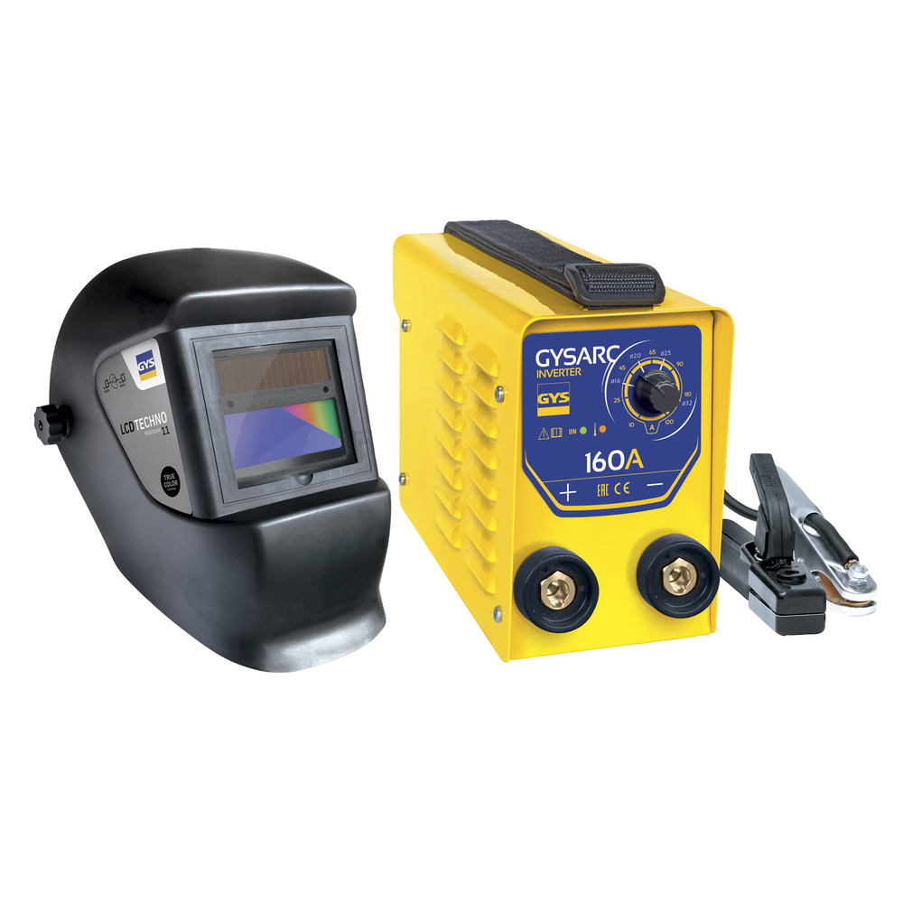POSTE SOUDURE GYSARC 160 + MASQUE LCD 11 TRUE COLOR - GYS - 080065