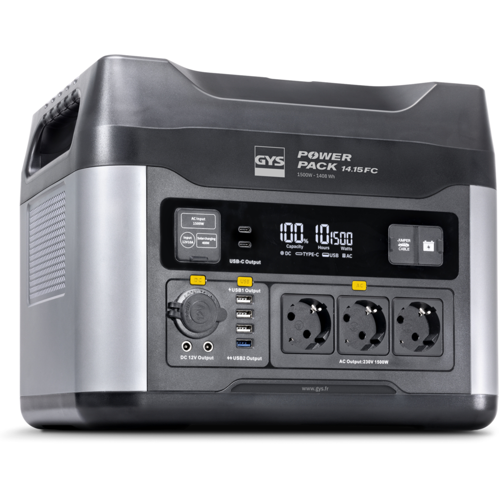 ALIMENTATION AUTONOME POWER PACK 14.15 FC - GYS - 085169