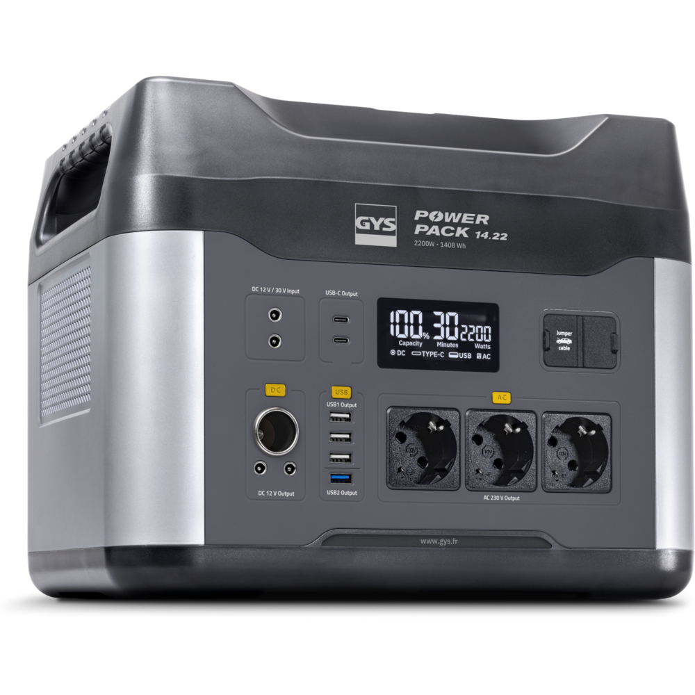 ALIMENTATION AUTONOME POWER PACK 14.22 - GYS - 085206