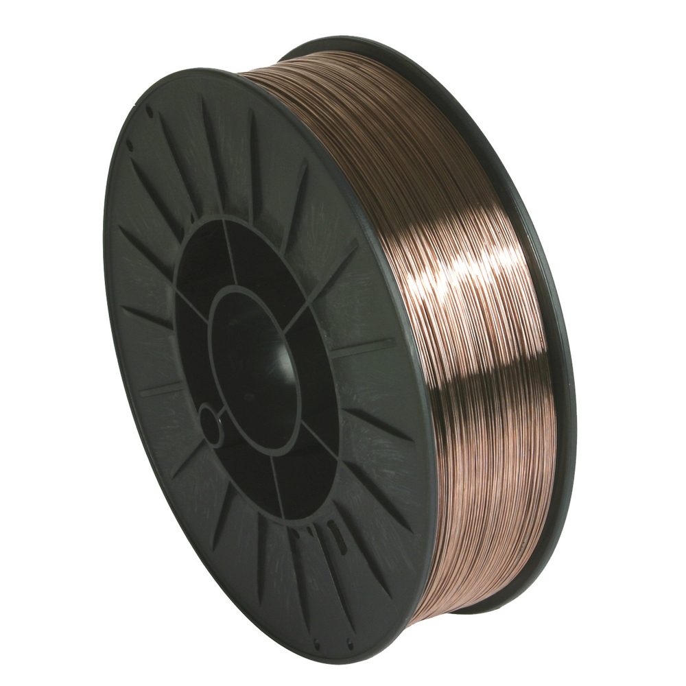 FIL MAG ACIER Ø0,6 - BOBINE PLASTIQUE S200 5kg - ER70S-6 / G3Si1 - GYS - 086111