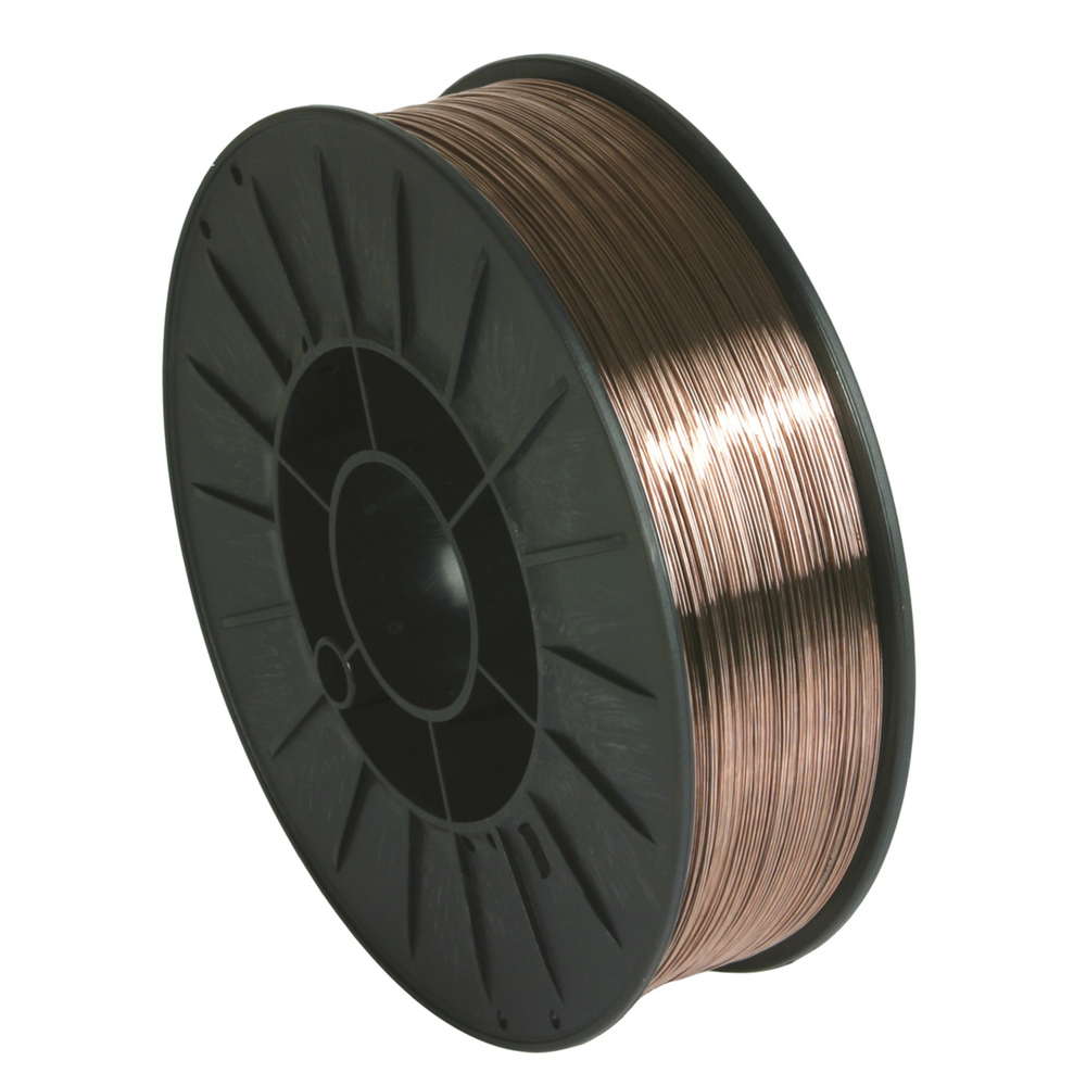 Fil plein acier G3Si1 / ER70S-6 Ø 0,8 - Bobine S200 / 5 kg TOPARC - 086128