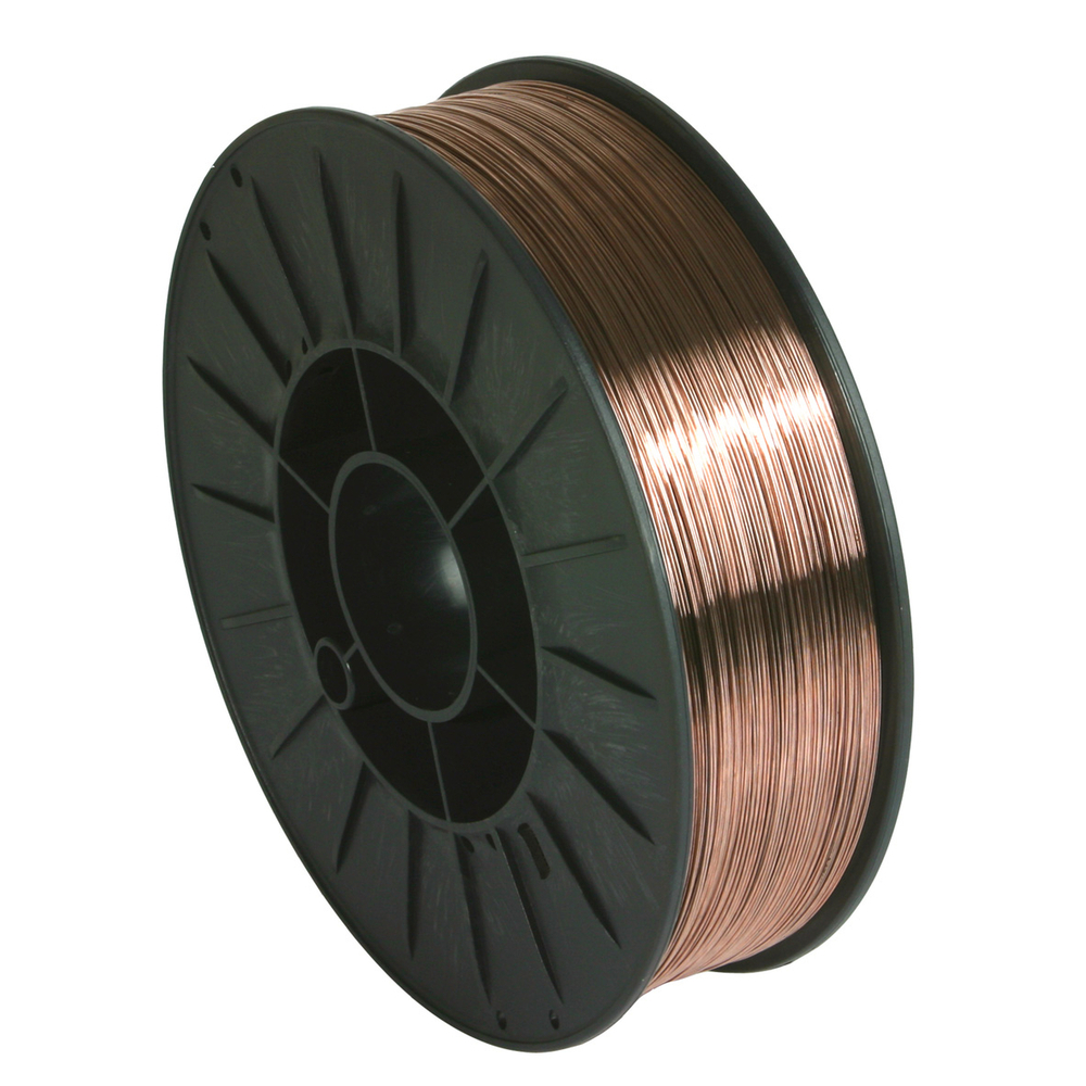 FIL MAG ACIER Ø1,0 - BOBINE PLASTIQUE S200 5kg - ER70S-6 / G3Si1 - GYS - 086135