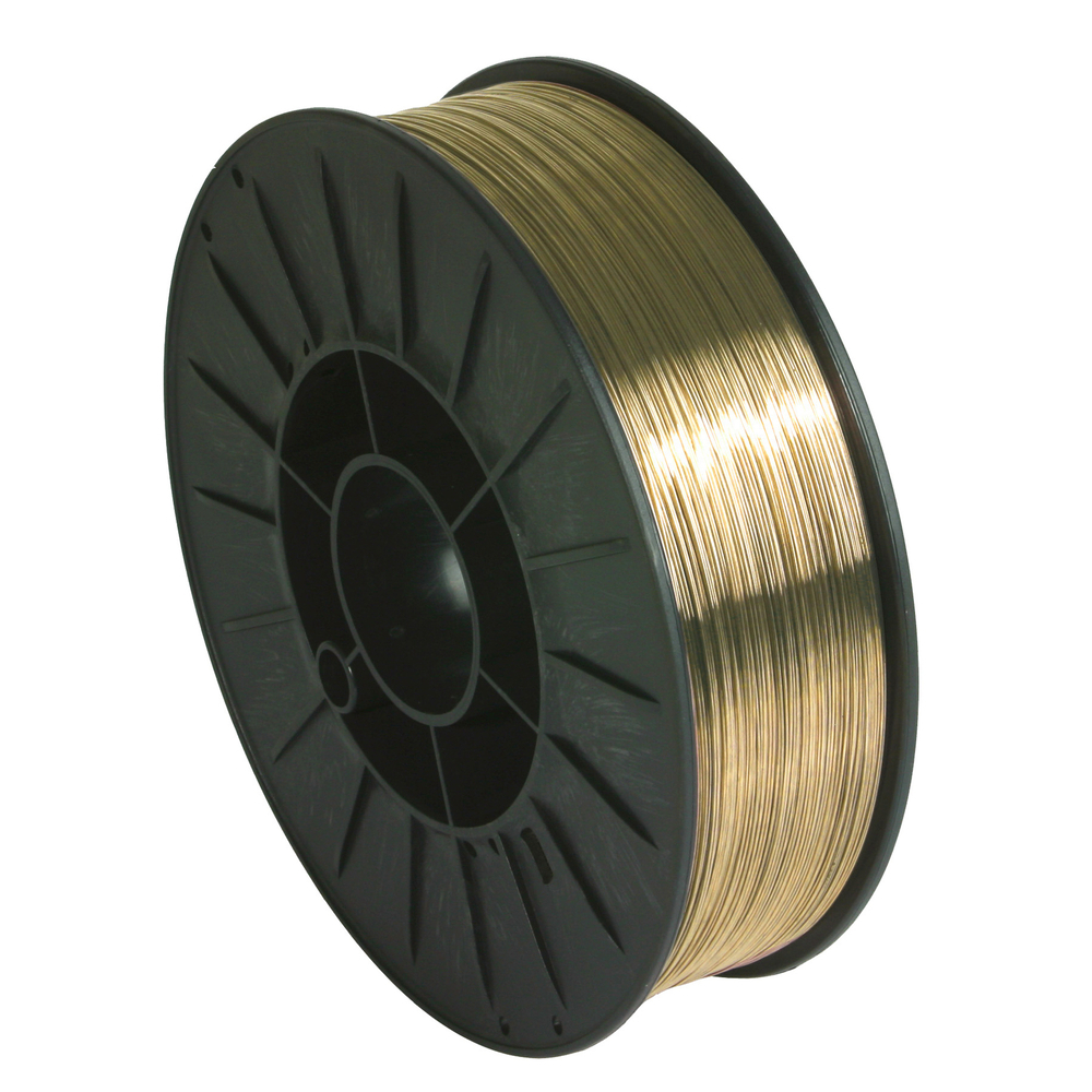 FIL MIG CuAl8 Ø1,0 - BOBINE PLASTIQUE S200 5kg - ERCuAl-A1 / S Cu6100 - GYS - 086197