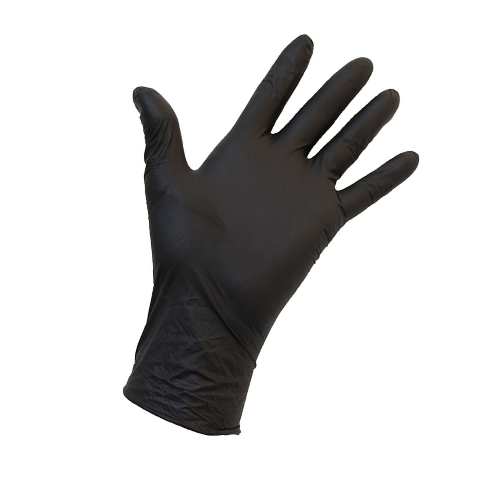 Boîte de 100 gants en nitrile noirs non poudrés L GLOBAL HYGIENE - Q314ZLA 