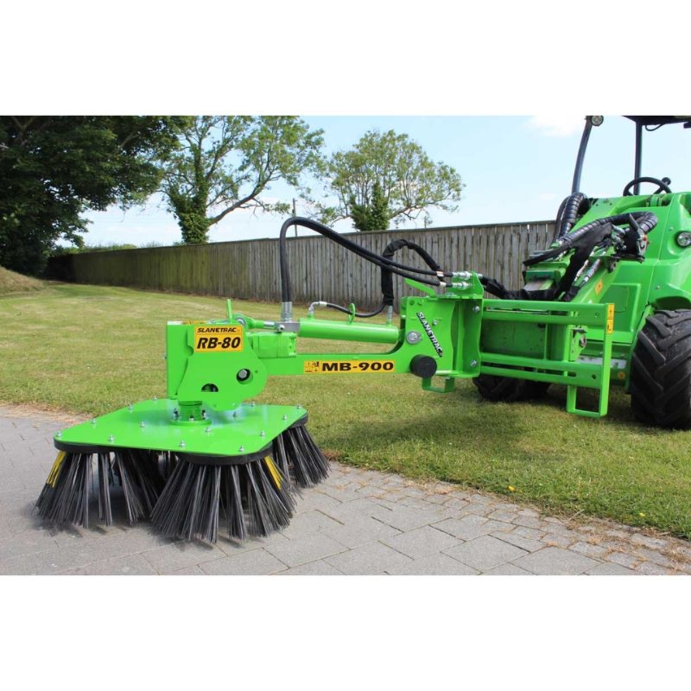 BROSSE DE DESHERBAGE AVEC MULTIBATI POUR TRACTEUR 80CV - MB900-RB80 - SLANETRAC