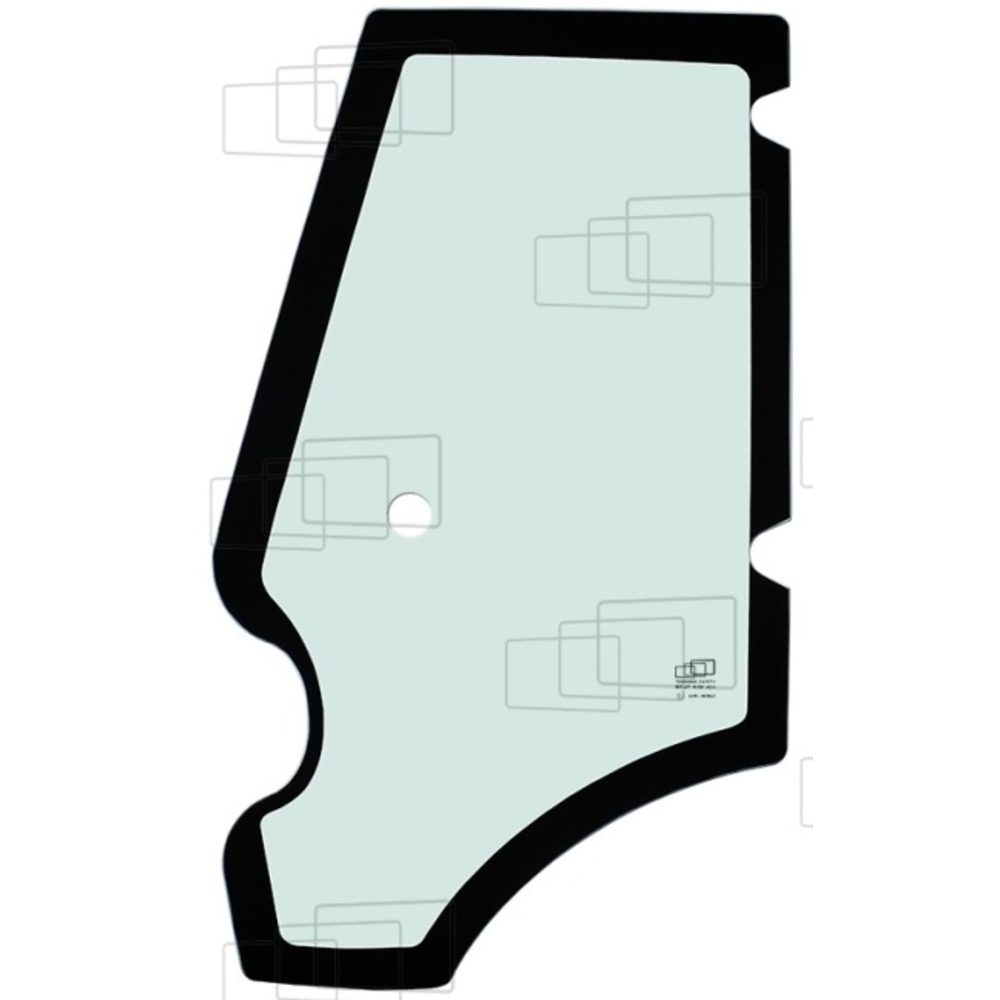 Vitre de porte gauche JCB 827/80361 adaptable 053593G