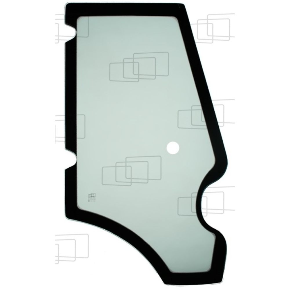 Vitre de porte droite 3CX, 4CX et 5CX JCB 827/80362 adaptable - 053598J