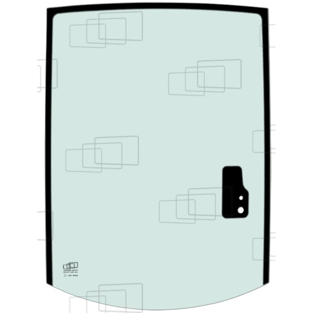 Vitre arrière JCB 3CX et 4CX 827/80310 - 053604c