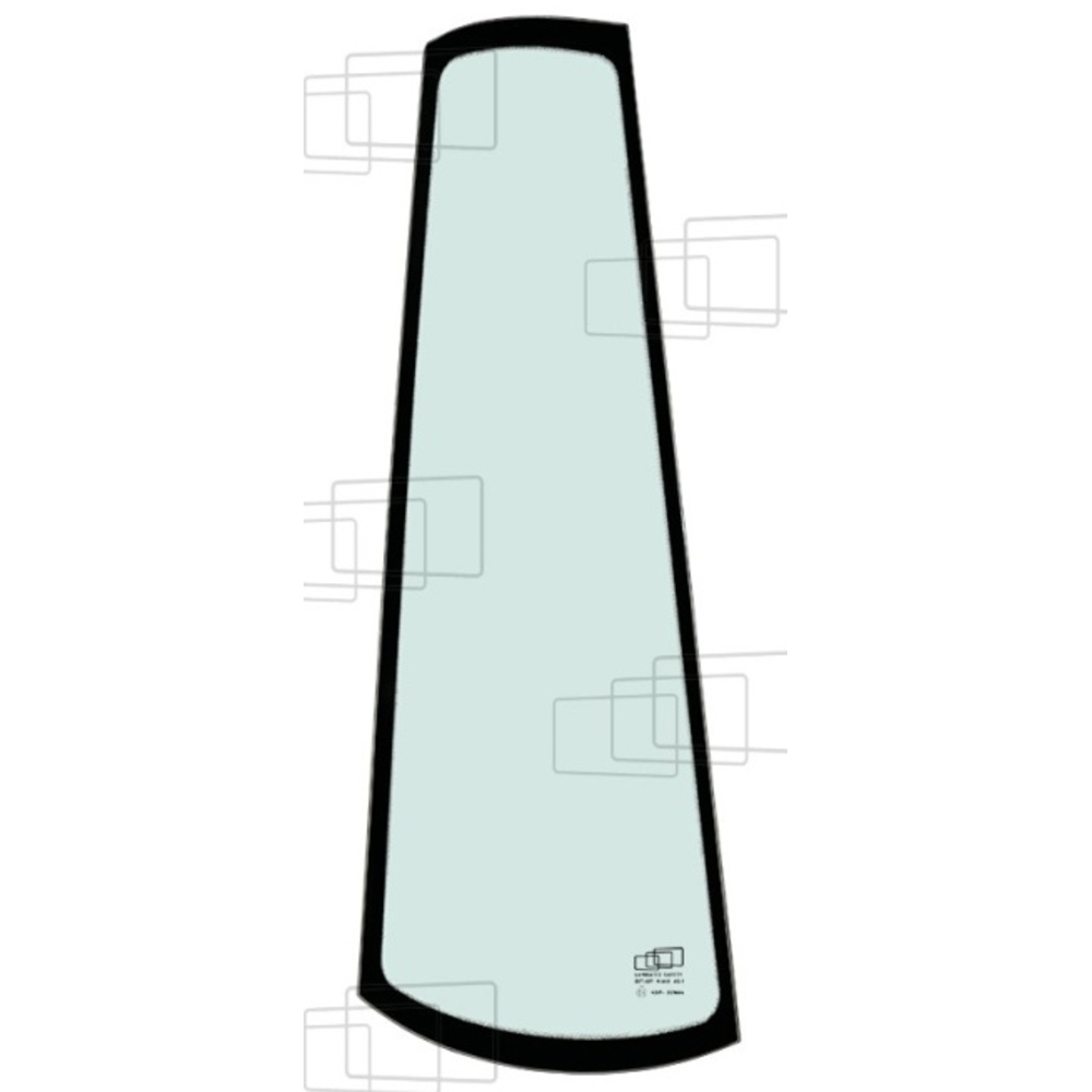 VITRE ARRIERE GAUCHE 1/4 ADAPTABLE JCB 827/30481