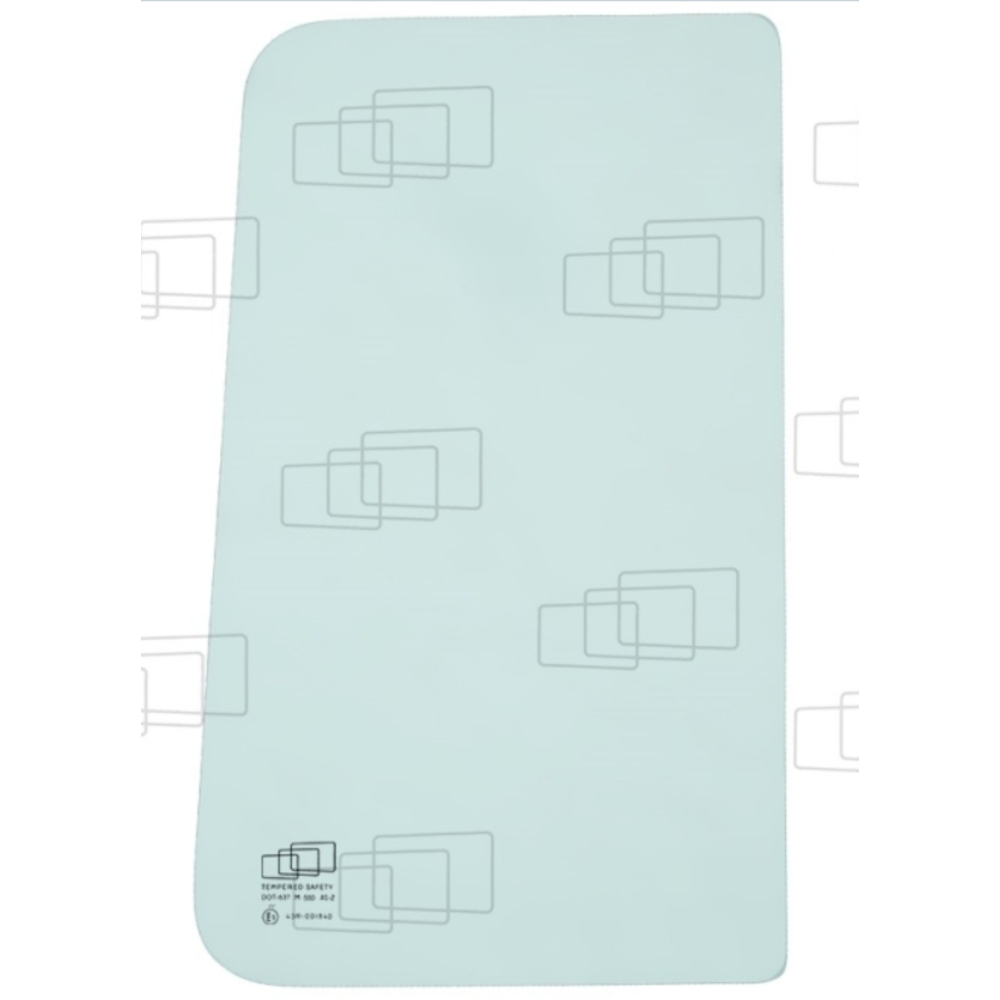 VITRE ARRIERE GAUCHE COULISSANTE D6 CATERPILLAR