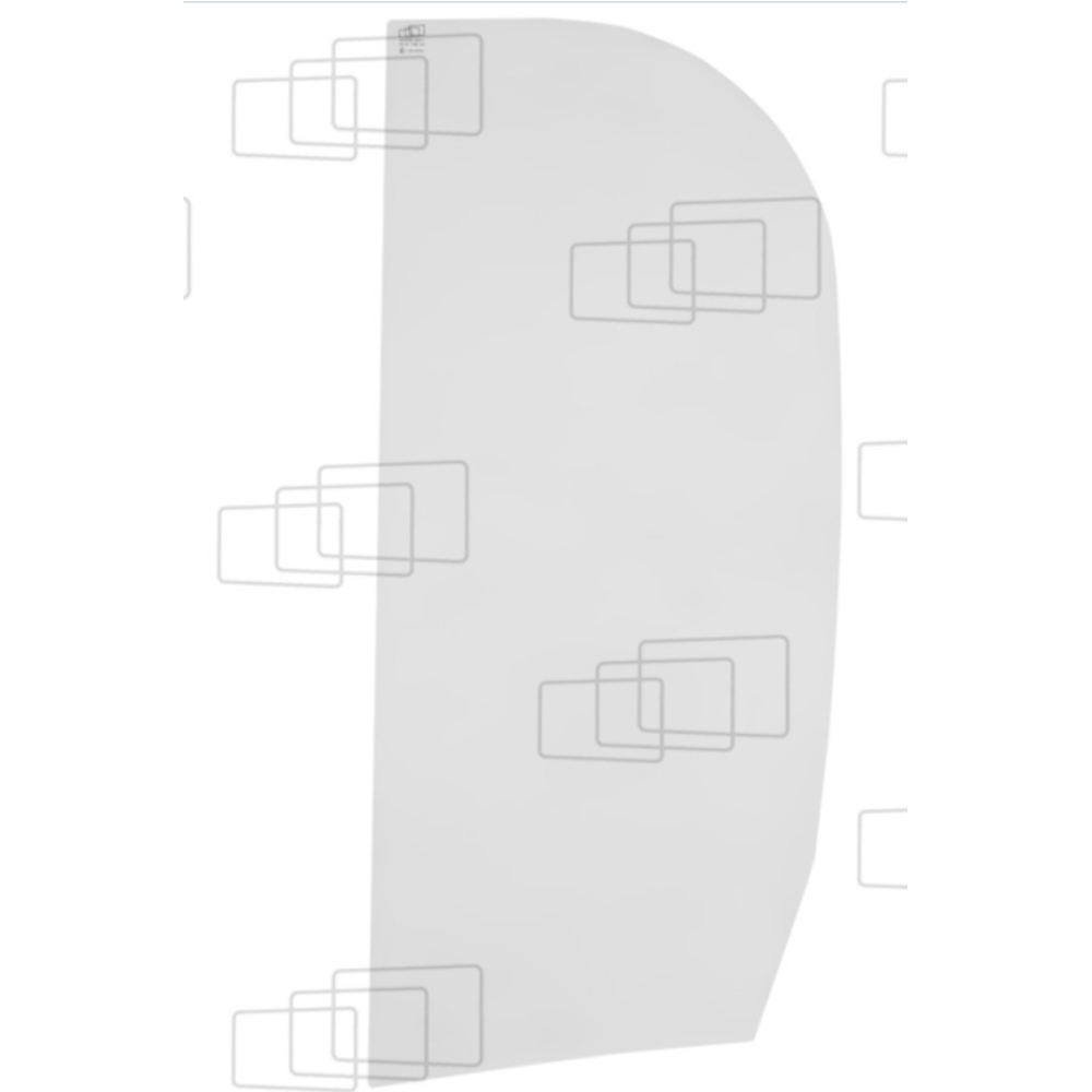 Vitre latérale gauche JCB adaptable 143608I