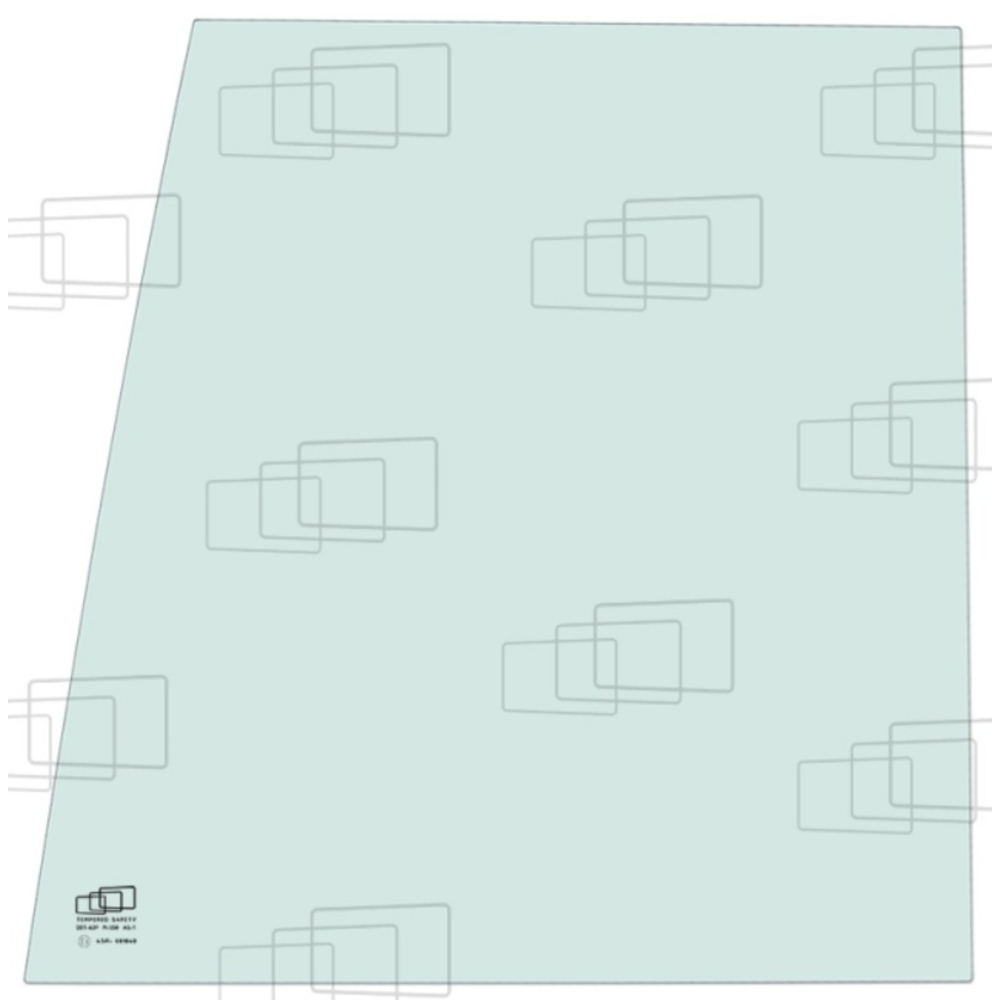 Vitre droite BOBCAT 5103661312 adaptable