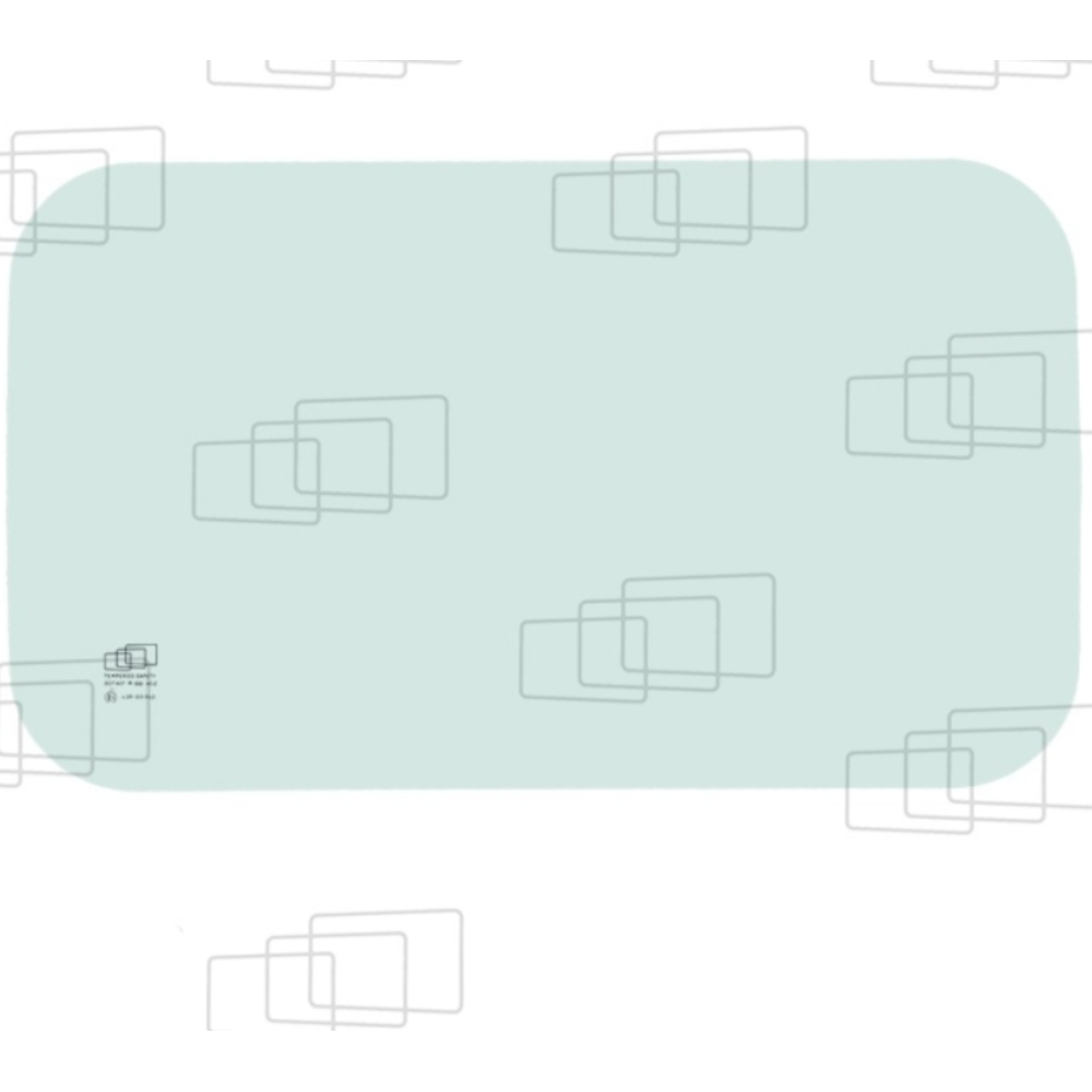 Vitre arrière courbe BOBCAT 7219974 - 151993E