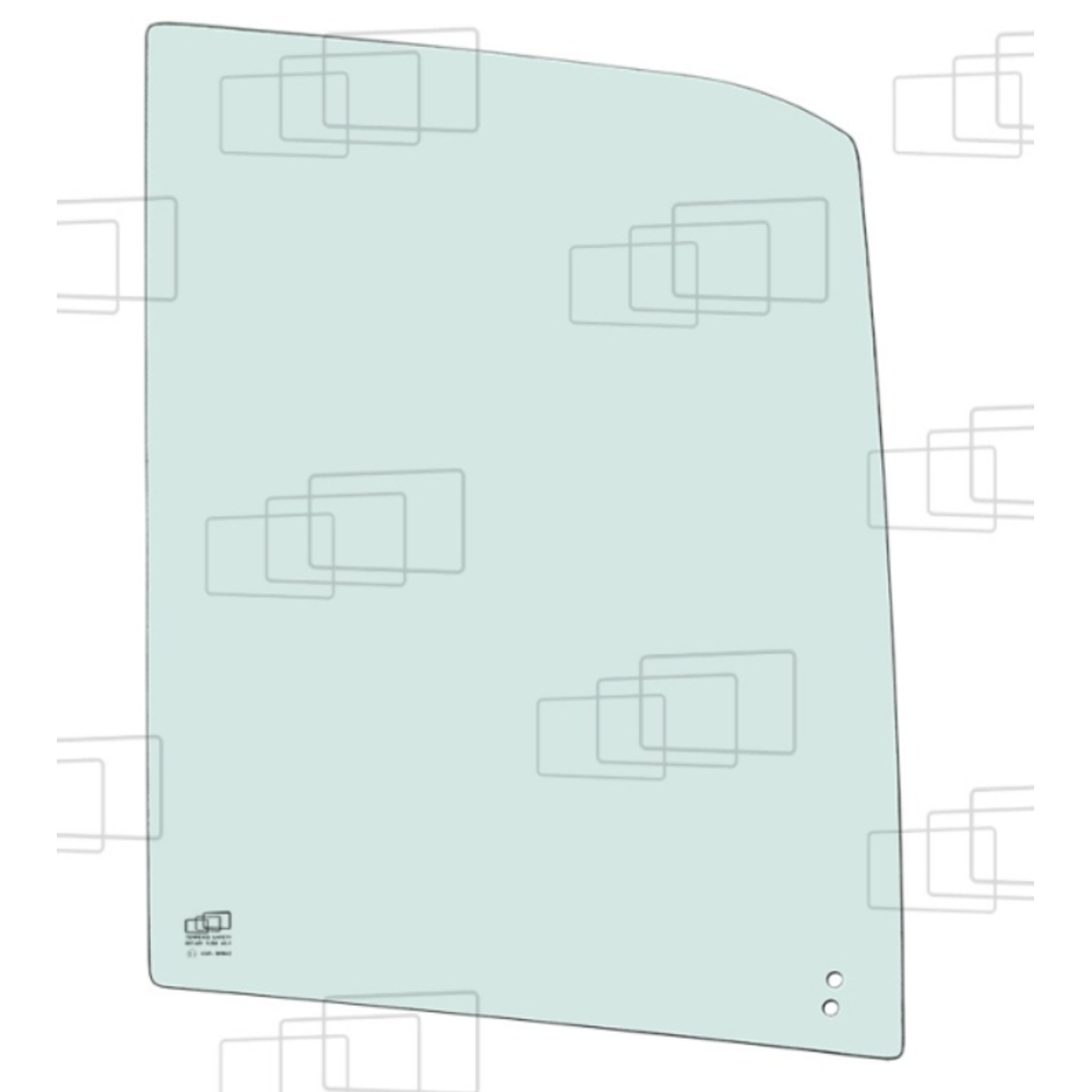 Vitre main droite coulissante mini-pelle BOBCAT DOOSAN 7537773 - 156392E