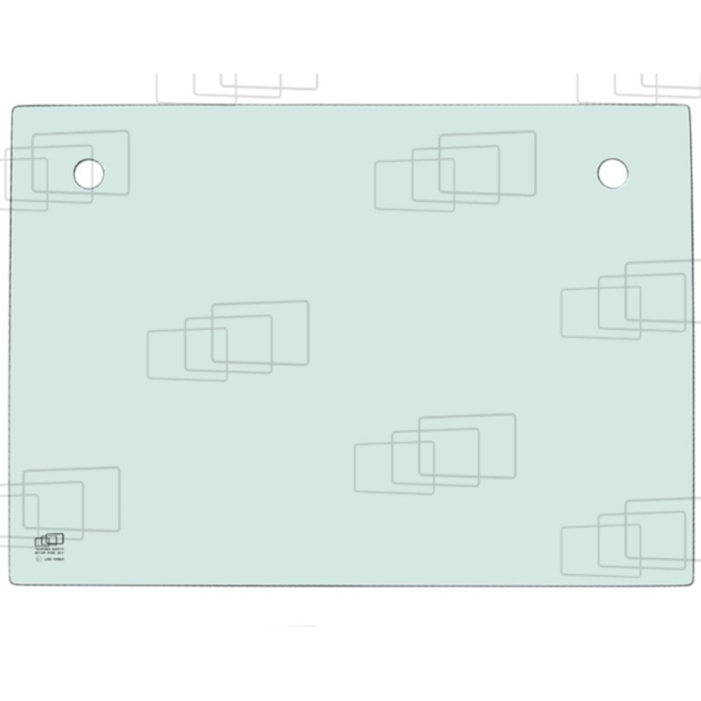 VITRE AVANT BASSE COMPATIBLE SANY SY26U - SY35U - SY50U 519*731