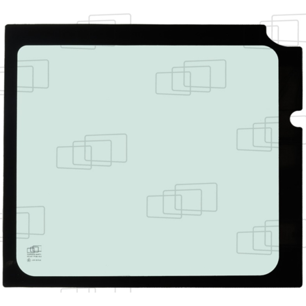 VITRE ARRIERE ENCOCHE 2 TROUS COMPATIBLE TAKEUCHI 03586-00142