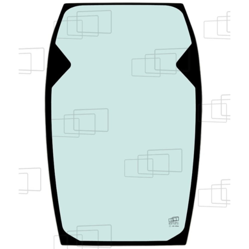 Vitre avant entière pour télescopique JCB 400/N1643 adaptable - 158295B