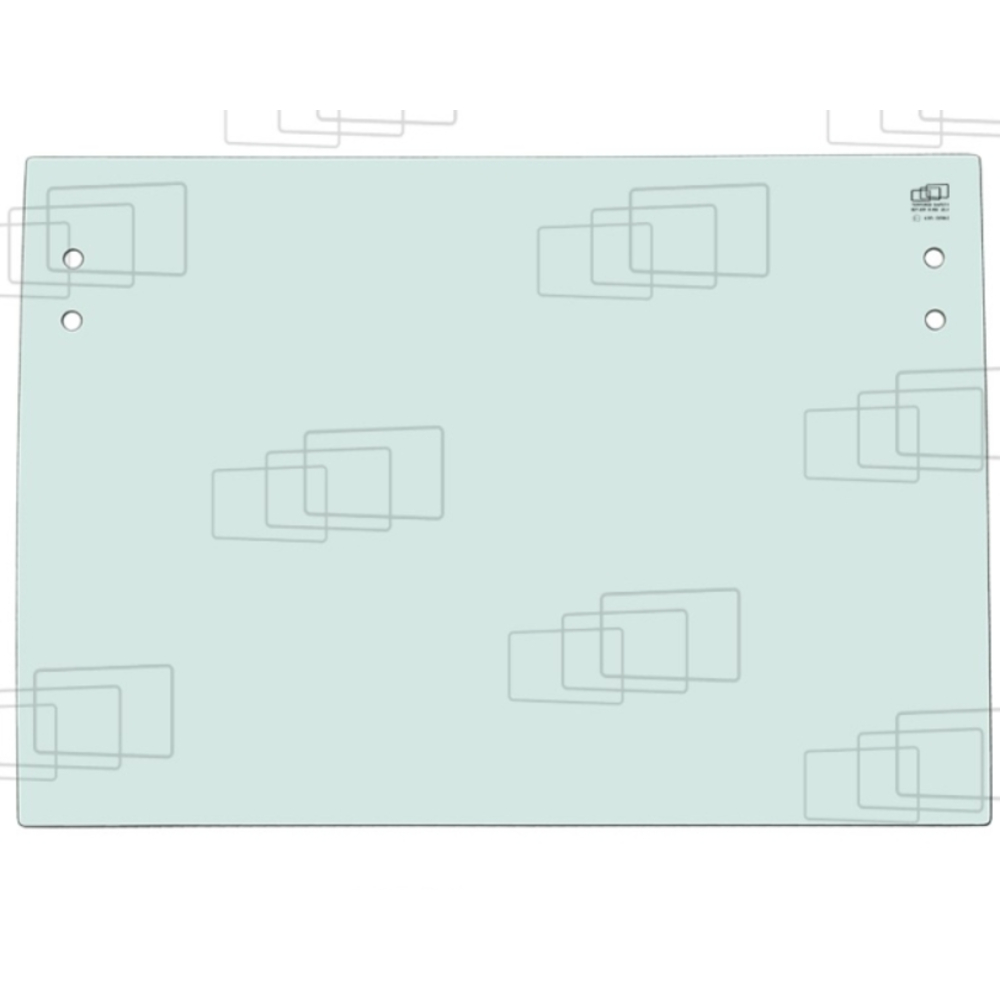 Pare-brise avant inférieur MECALAC 538A0498 adaptable 158528D