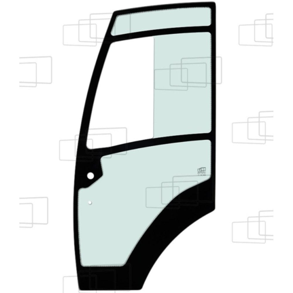Vitre de Porte gauche MECALAC 538A0640 adaptable 158591J